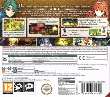Fire Emblem Echoes - Shadows of Valentia (Europe)(M6) box cover back